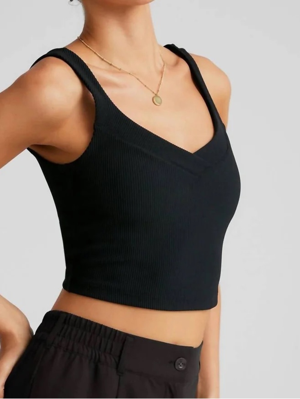 Beyond Yoga - Impulse Ribbed Cropped Tank Top